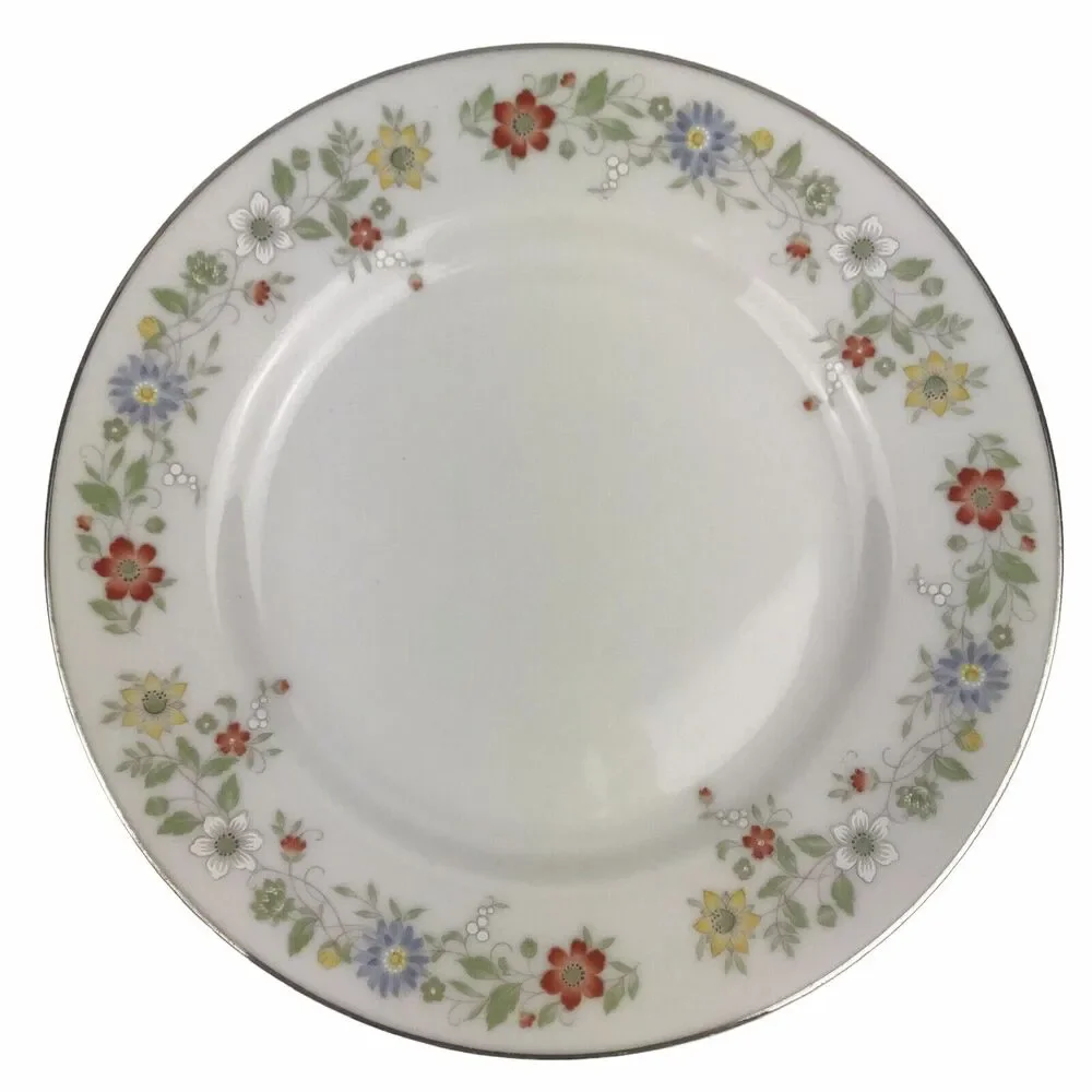 International China Cotillion York 3835 Set of 5 Salad Plates 7.5